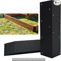 8pcs Raised Garden Bed Corner Brackets for 20-24 Beds Heavy Duty Metal Corner Brackets with Screws (11x3x3)