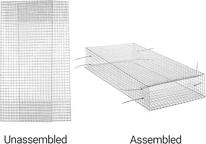 Large Dual Entrance Humane Snake Trap - Catches and Release All Kinds of Snakes - Reusable!