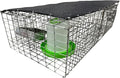 Bird Barrier Humane &amp Durable Pigeon Trap | Secures Up to 12 Pigeons | 3 One-Way Doors with Guards | Easy Transport &amp Setup | 35x16x8 with Center Access | Lightweight 10 lbs Bird Management