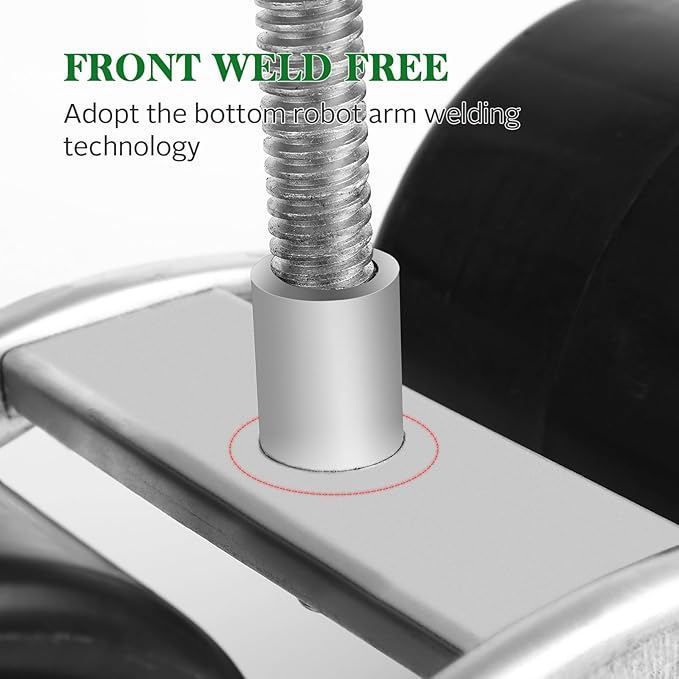 Heavy Duty Rotating Garden Stool Wheels Adjustable Height Gardening Seat and Cart Portable Kneeling Pad for Outdoor Use