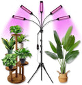Grow Lights for Indoor Plants Full Spectrum led Grow Light with Stand Auto On/Off Timing 3/6/9/12/15/18H &amp 11 Brightness Levels Plant Light for Indoor Plants with Red+Blue+Sunlike