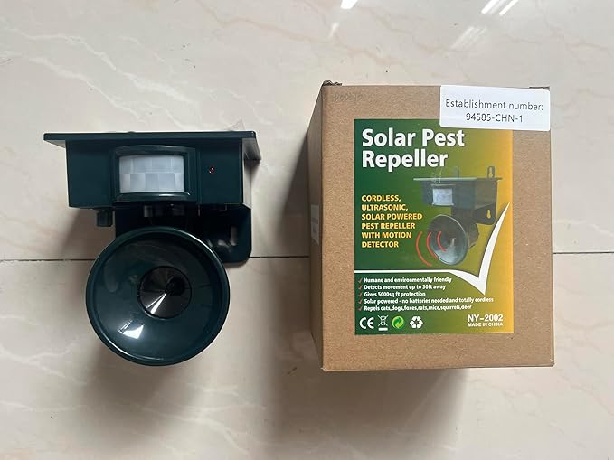 2026 Solar Ultrasonic Bird Repellent Devices Bird Deterrents for Outside Pigeon Repeller Outdoor Animal Repellent Outdoor to Keep Pigeon Woodpecker Out of Balconies Patio Garden Farm