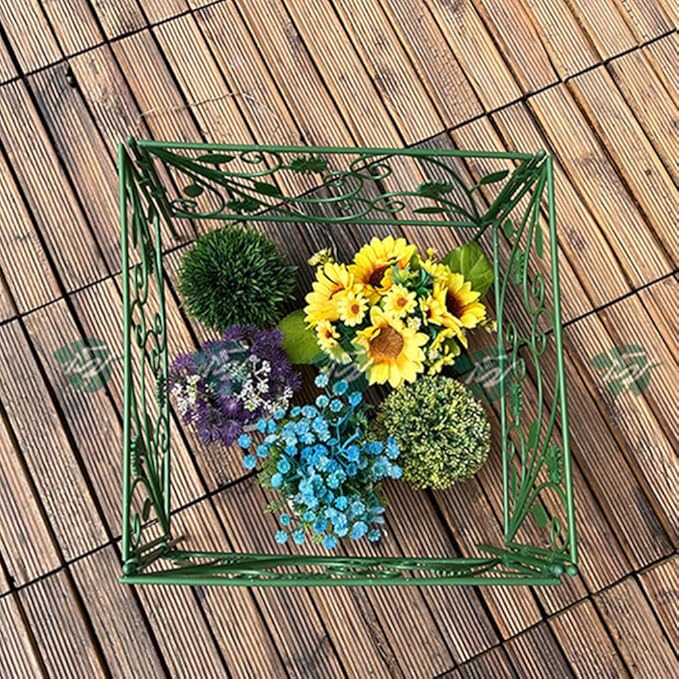 Yardwe 6pcs Garden Trellis Plant Climbing Support for Indoor Potted Plants Vertical Rack for Peas Roses Morning Glories Outdoor Indoor Use