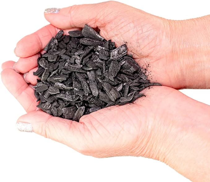 Gardenera - 20 Quart - Premium Horticultural Charcoal for Indoor Plants | Black Diamond Soil Amendment for Orchids Terrariums and Gardening (4 Bags of 5 Quart)