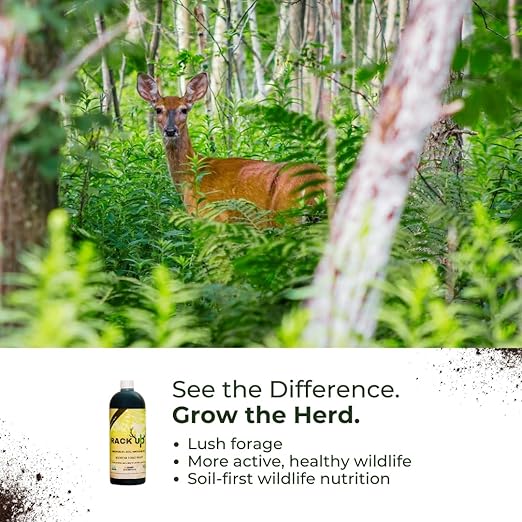 Rack Up Microbial Soil Amendment – Boosts Wildlife Forage Enhances Soil Health &amp Promotes Stronger Plant Growth – Made in USA