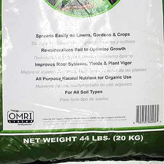 AZOMITE® Granulated Natural Trace Mineral Fertilizer &amp Soil Amendment – OMRI Listed® for Organic Use – Mined in Utah