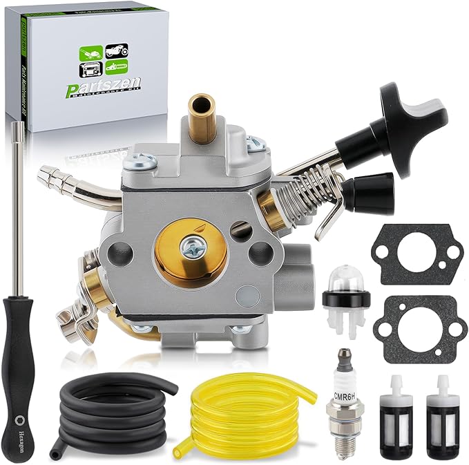 4283-120-0601 Carburetor Assembly Kit Fit for STIHL BR800 BR800X Leaf Blower 4283 120 0601 Carb with Tune-up Parts Spark Plug Primer Bulb Fuel Filter