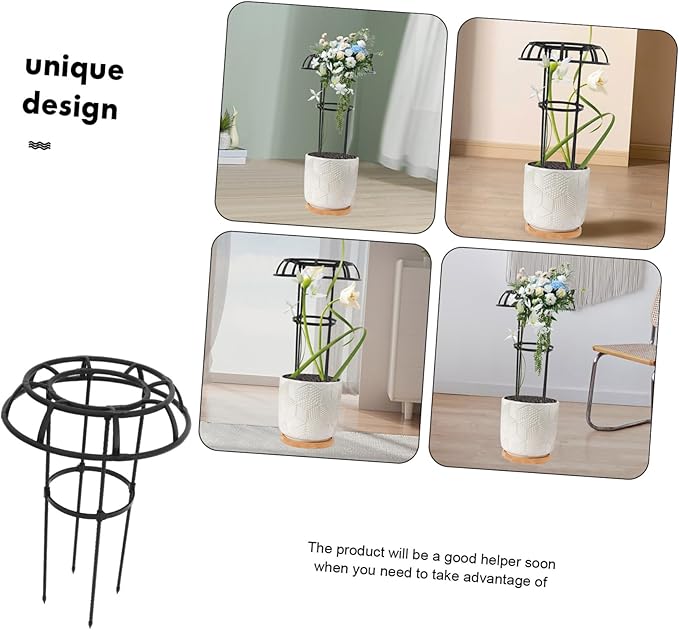 Climbing Flower Stand Garden Trellis for Potted Plants Metal Rack Support for Climbing Vines