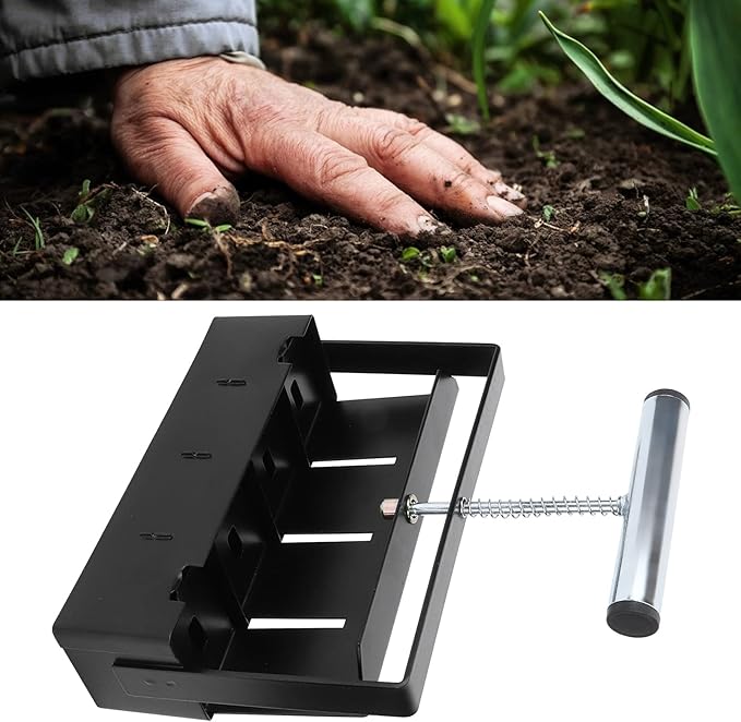 Tyenaza Manual Soil Blocker Plant Seedling Soil Blocking Tool for Garden Yard Lawn Greenhouse