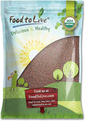 Food to Live Organic Broccoli Seeds for Sprouting 10 Pounds – Non-GMO Vegan Kosher Sirtfood Bulk. Rich in Sulforaphane Vitamin C. Grow Sprouts Microgreens for Salads and Sandwiches