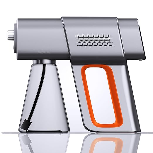 Handheld Induction Nano Fogger MachineSanitizer Spray Machine Electrostatic Sprayer Electrostatic Atomizer SprayerCordless Nano Steam for Home Office Garden use