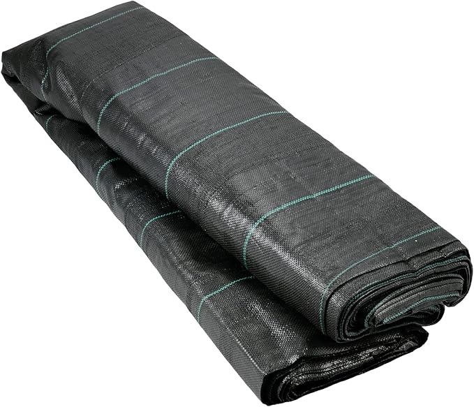 Happybuy Driveway Fabric 13x108ft Commercial Grade Landscape Fabric Garden Weed Barrier Fabric Heavy Duty Geotextile Fabric Underlayment Gravel Ground Cover Drainage Fabric Weed Control Blocker