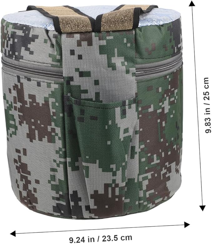 balacoo Portable Weeding Stool with Tool Pouch 25cm Height Lightweight Outdoor Gardening Seat for Farming Camping Fishing and Field Work Random Style