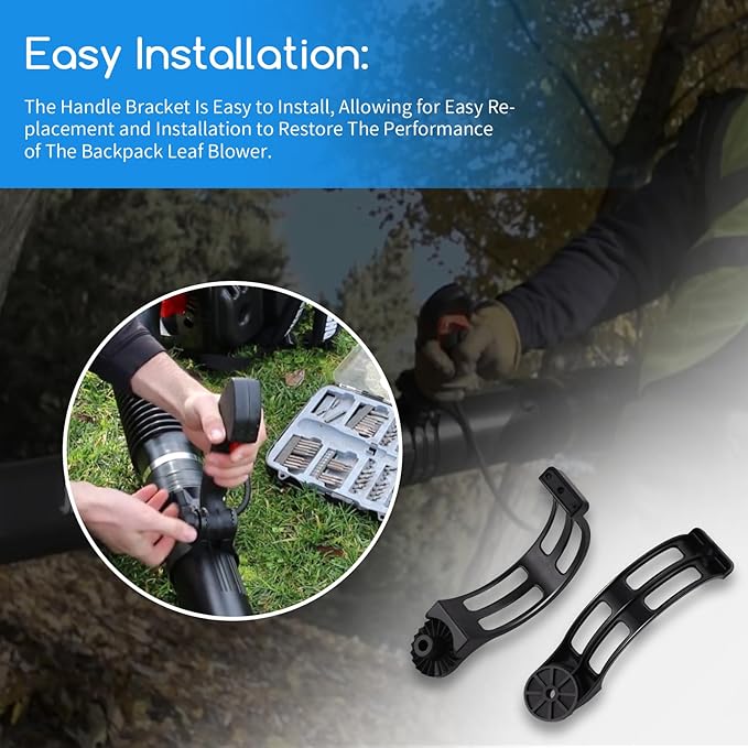 Handle Bracket (LH #C405000631 / RH #C405000621) Compatible with Echo PB-8010T PB-9010T and Shindaiwa EB810RT EB910RT Backpack Leaf Blower Excluding Installation Screws