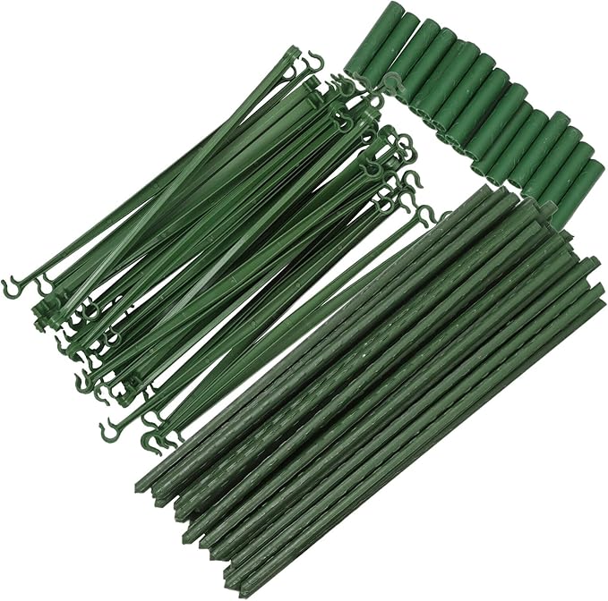 3 Sets Tomato Plant Trellis Climbing Support 27 Rods and 18 Connectors Triangle Garden Vine Frame for Indoor and Outdoor Climbing Plants Structure