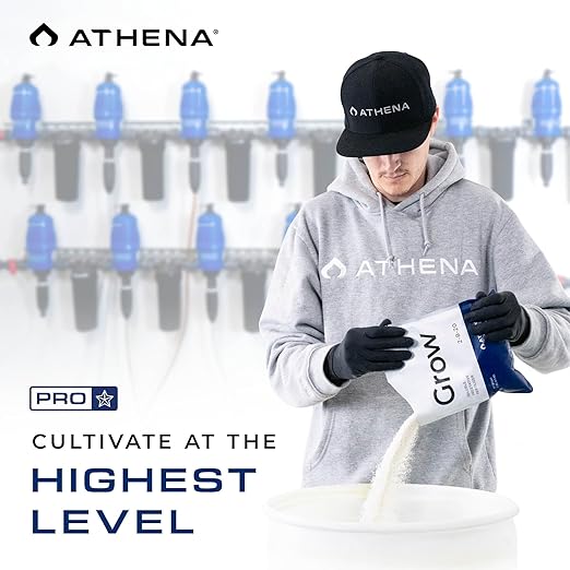 Athena Pro Grow | Dry Soluble Hydroponic Fertilizer for Vegetative Growth | Plant Food with NPK 2-8-20 | Professional-Grade Nutrients for Soil &amp Hydroponics | 10 LB