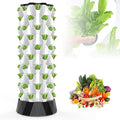 Hydroponics Growing System 6/8/10 Layers Hydroponics Tower Indoor Vertical Gardening Grow Kit with Pump and Water Tank for Leafy Vegetables and Fruits No Soil8Layers