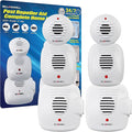 The Bell and Howell Ultrasonic Pest Repeller plug in device Complete Kit 6 Pack Effectively Aids to repel mice bugs Rats Rodents Mosquitos roaches Spiders and Ants Chemical odor and sound free