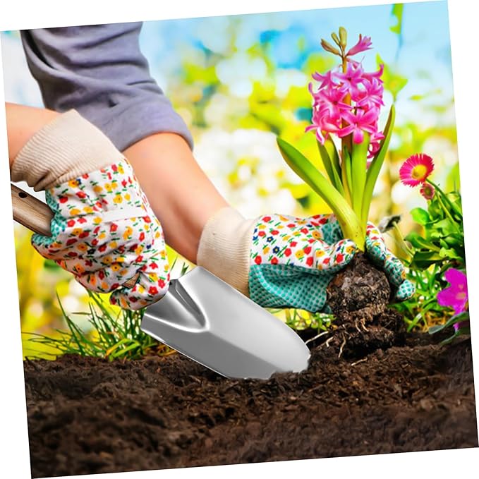 balacoo Garden Tools Set Stainless Tools with Handles for Gardening Durable for Men and Women Gardeners