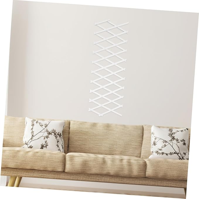 BESPORTBLE Garden Trellis Fence Panel Wood Lattice Panels for Outside Decorative Outdoor Wall Decor Plant Trellis for Potted Plants Wall