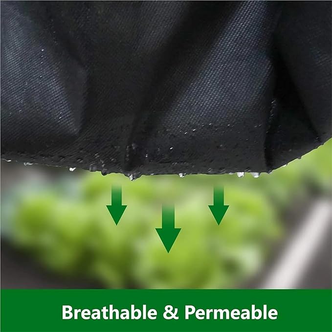 Weed Fabric Garden Weed Barrier Landscape Fabric Durable and Heavy-Duty Weed Removal for Road Construction Projects(100x1000cm)