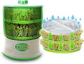 Bean Sprout Machine 2PCS Automatic Bean Sprout Machine Household Kitchen Large Capacity Bean Sprout Cultivation kit 3 Layers US (3 Layers (2 Layer UK)