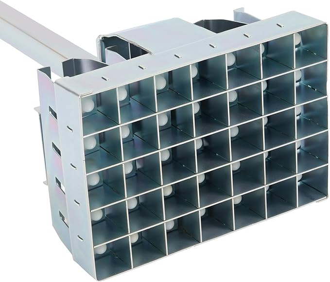 KUAFU Soil Block Maker Soil Blocker Compatible with The 1020 Tray Suitable for Seeding Seed Starting Seed Starting Soil Propagating Cuttings or Transplanting Seedlings Zinc-Plated Steel