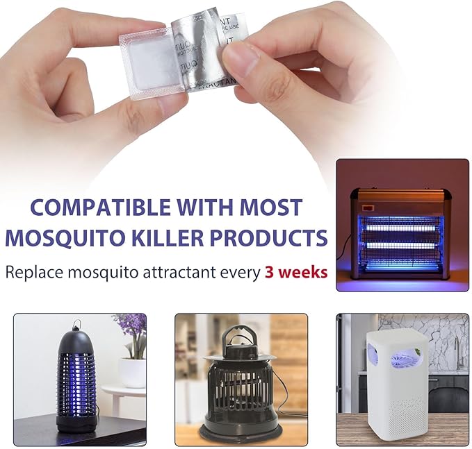 6 Mosquito Attractant Bait Refill Cartridge for Fruit Bug Zapper &amp Fly Traps Compatible with Most of Mosquito Flying Traps for Indoors