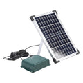 Acouto : Solar Automatic Drip Irrigation Kit Solar Powered Drip Irrigation Kit 18V 10W Polycrystalline Silicon Powered Auto Watering Gardening System Indoor