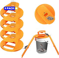 Mouse Traps Indoor for Home: GISUNG 4 Pack Mouse Trap Bucket Lid with Upgraded Clear Box Automatic Reset &amp 2 Entrances Humane Reusable Rat Trap for Indoor &amp Outdoor Use 5-Gallon Bucket Comp