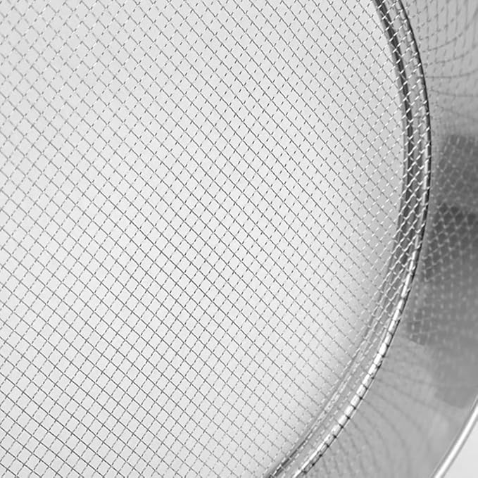 Garden Sieve Metal Soil Sieve Garden Riddle Mesh Sizes Garden Riddle Fine Mesh Soil Sieve Garden Sieve 0.3cm Grit for Stone Sand Gardening ToolGardening Sieve for Soil and Stones