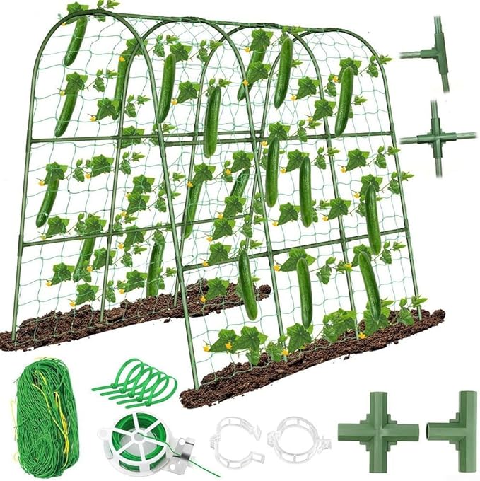 Functional U Shape Garden Trellis Reliable Support for Climbing Plants with Easy Assembly Instructions