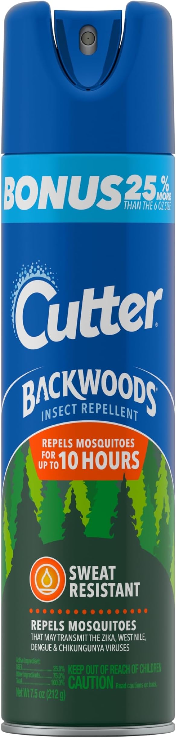 Cutter Insect Repellent Aerosol 7.5 Oz 12 pack