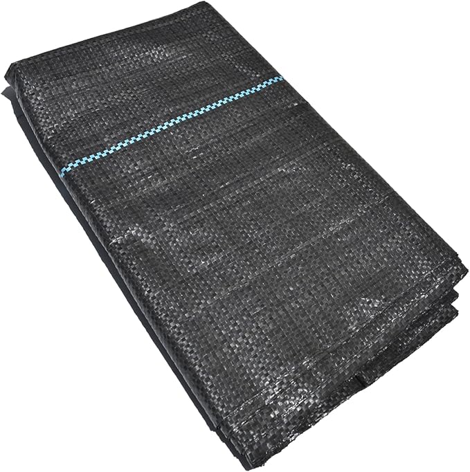 Garden Weed Barrier Landscape Fabric 5FT x 16FT Heavy Duty Cloth Weed Block Gardening Mat Polypropylene Woven Ground Cover for Flower Bed Driveway Landscaping Gardening Outdoor Projects
