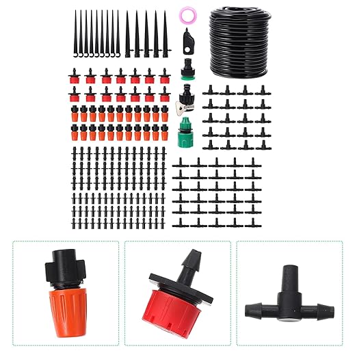 Automatic Drip Irrigation Kit with Adjustable Dripper 15m Micro Drip System for Garden Outdoor Watering and Lawn Care