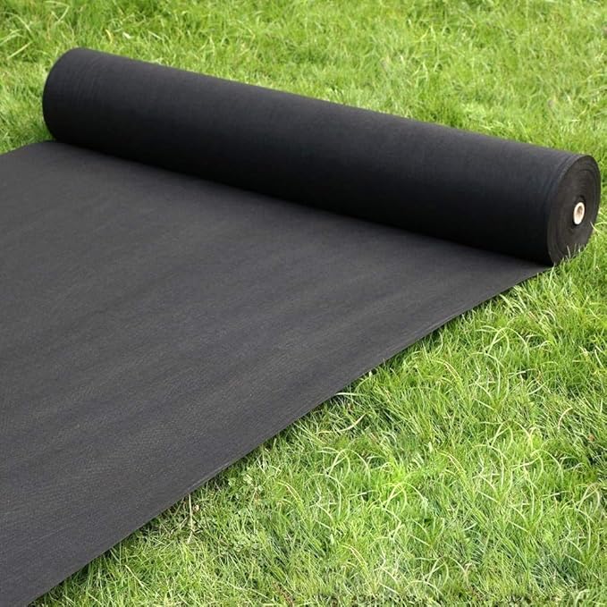 Agfabric 6x50ft Landscape Fabric Weed Barrier Ground Cover Garden Mats for Weeds Block in Raised Garden Bed