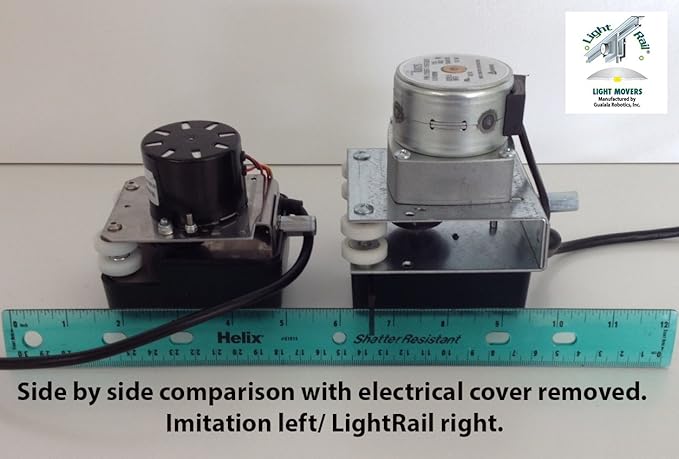 Light Rail (2) 4.20 Kits Robotic Grow Light Mover for 4 Lights Genuine Solidly Made in The USA