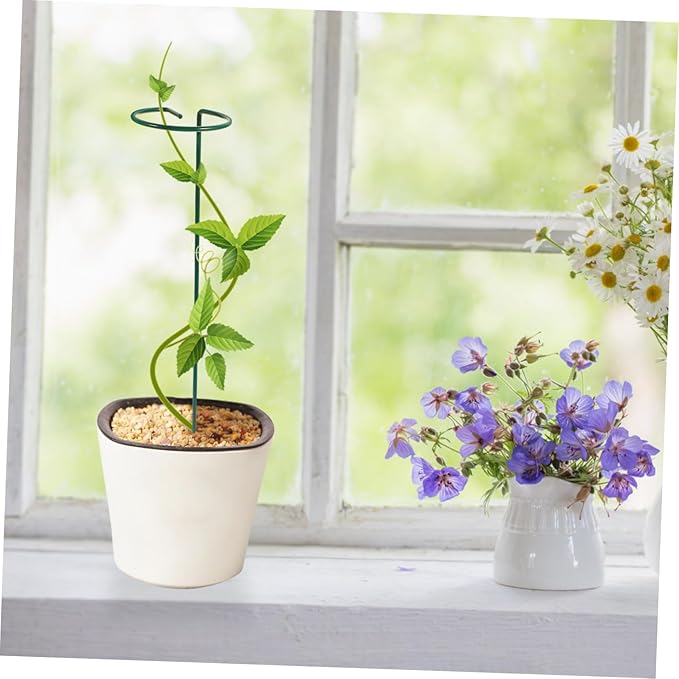 POPETPOP 5pcs Plant Trellis Climbing Support Frame for Indoor and Outdoor Use Structure for Climbing Plants Design