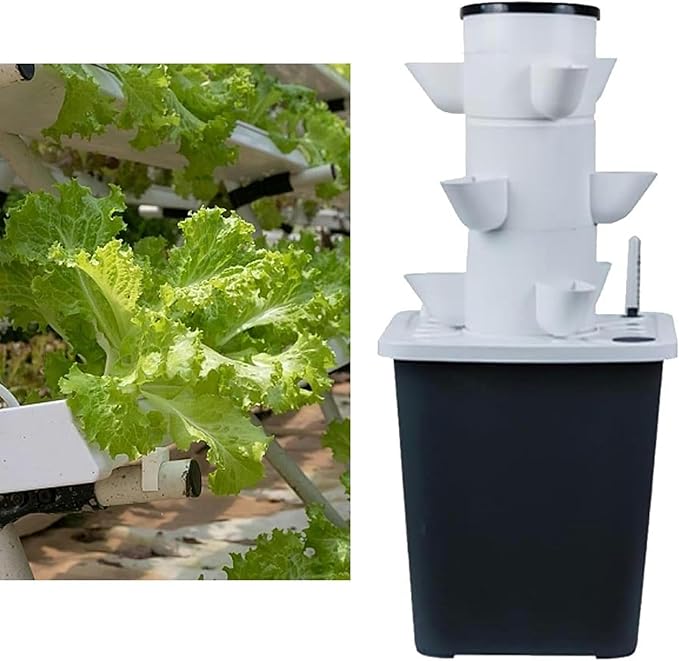 Hydroponic Tower Hydroponic Cultivation Kit of Garden for Herb Fruits and Vegetables for Herb Fruits and Vegetables