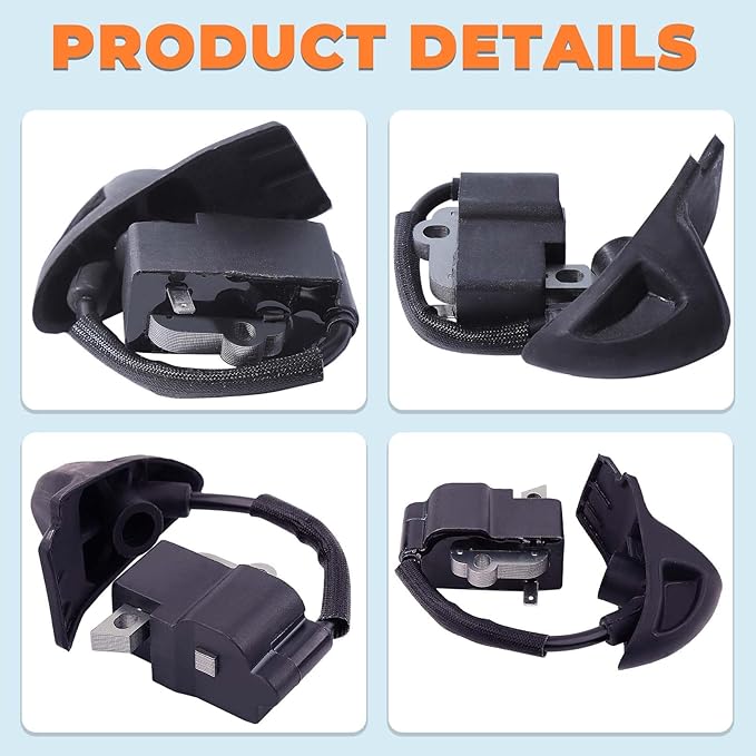 Ignition Coil Spark Plug Kit For Stihl BG56 BG86 BG86C BG56C SH56 SH86 SH56C SH86C Handheld Leaf Blower BR200 Backpack Blower 4241 1316 A 4241 1306 A 4241 1306 B 4241 1300 B 0000 1322 A