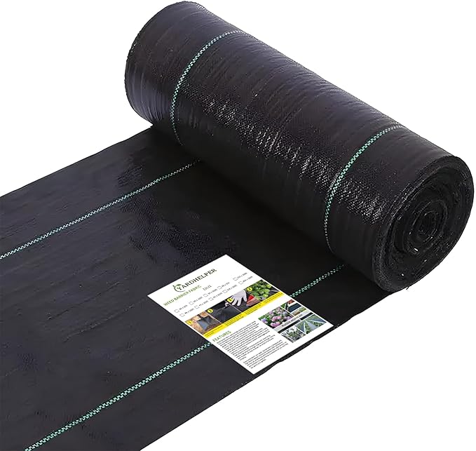 Driveway Fabric Weed Barrier Landscape Fabric Heavy Duty Garden 3ft x 300ft Landscaping Fabric Outdoor Weed Mat Weed Control Gardening Mat Geotextile Fabric