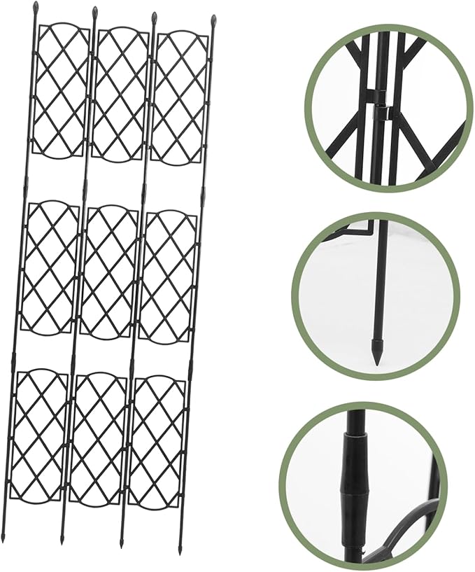 Outdoor Garden Trellis for Tomatoes Cages Chain Trellis Plant Climbing Rack Metal Plant Vine Support Stake