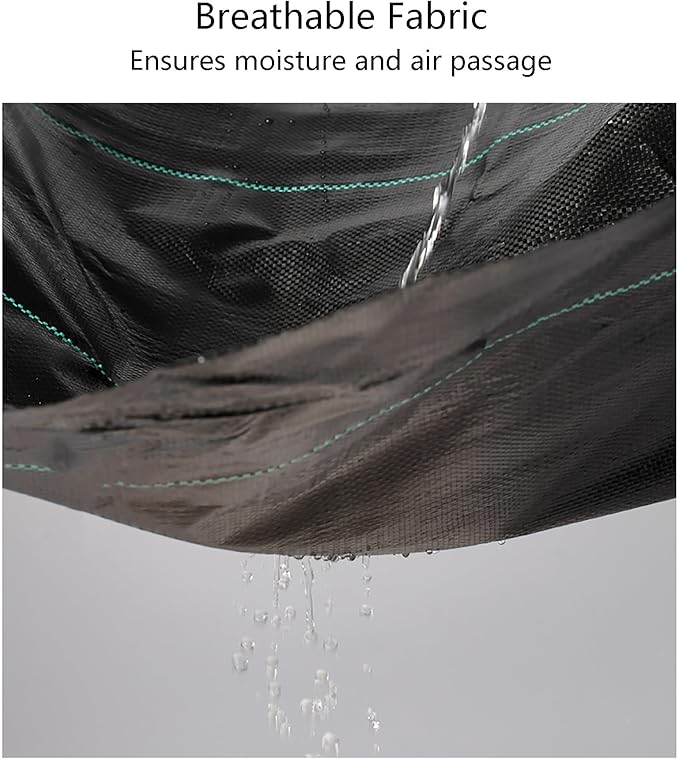 Weed Control Fabric UV Resistant Porous Weed Membrane Ground Cover Membrane Weed Barrier Mat Ideal for Use in Patios Garden Flower Beds Landscaping(1.2 * 200m)