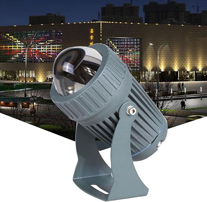 Outdoor LED Beam Spotlight Rotation Floor Spot Lights IP66 Waterproof Ground Landscape Lamp Narrow Beam Wall Washer for Parties Billboard Building Lighting(Warm White20W)