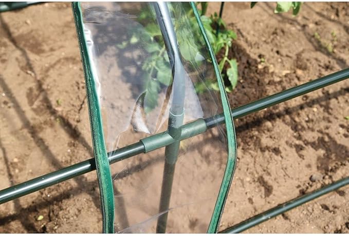 ShelterLogic 3' x 8' x 3' GrowIT Small Garden Greenhouse for Outdoors Easy-Access &amp Durable
