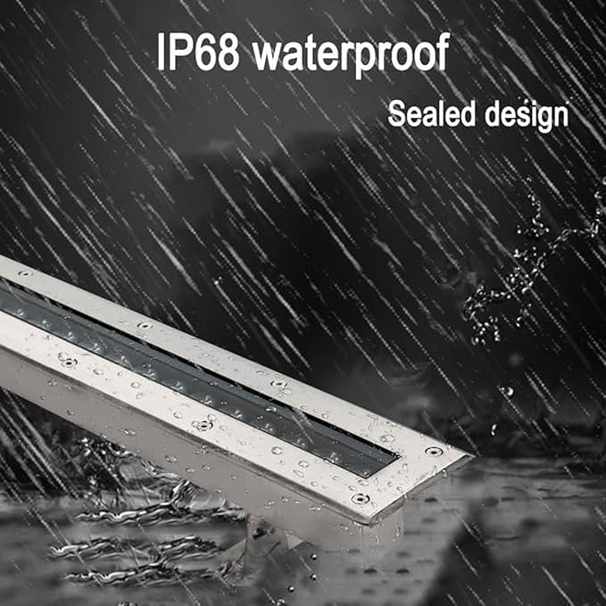 Rectangle Landscape Lights - Underwater RGB Pool Spotlights AC 24V Low Voltage IP68 Waterproof for Parties and Rockeries