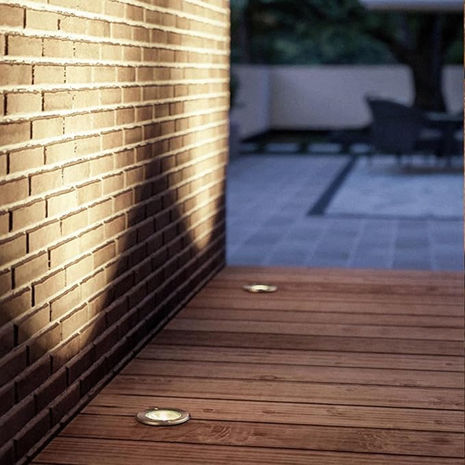 COB Underground Light Recessed Ground Light IP66 Waterproof AC85-110V LED Buried Lights for Garden Pathway Deck Step Stairs Driveway Landscape Spotlight