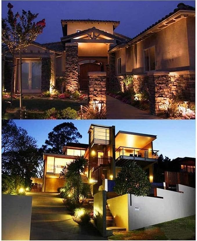 LED Underground Spotlight 1W IP67 Waterproof Recessed Light Stainless Steel Outdoor Downlight (White 12V / Cold White 24V)