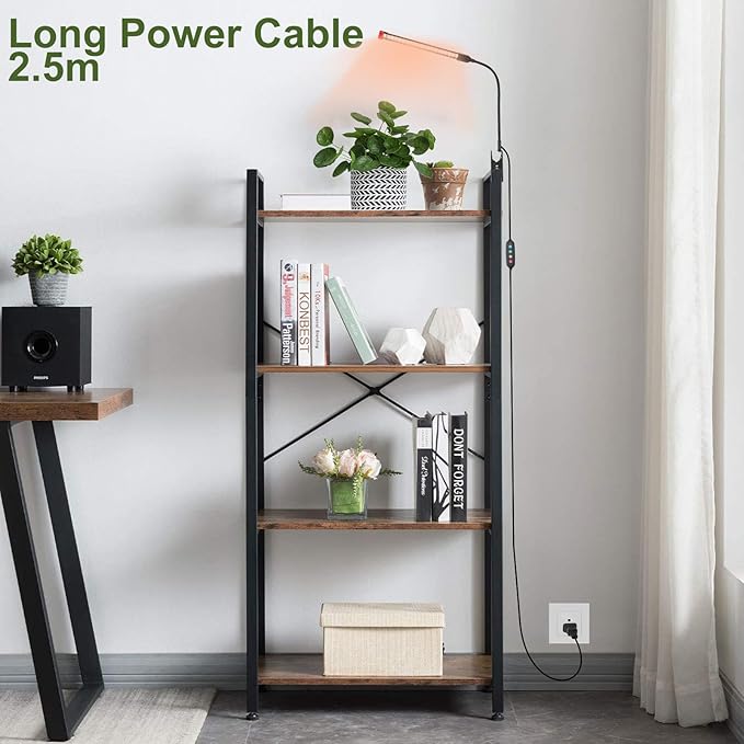 Game Changer! FECiDA 2026 3Pack 9 Watt Power Draw NO Need Adapter Clip Grow Lights for Small Indoor Plants Bonsai 4/8/12H Timer Enough Bright Like Sun for Your Plants