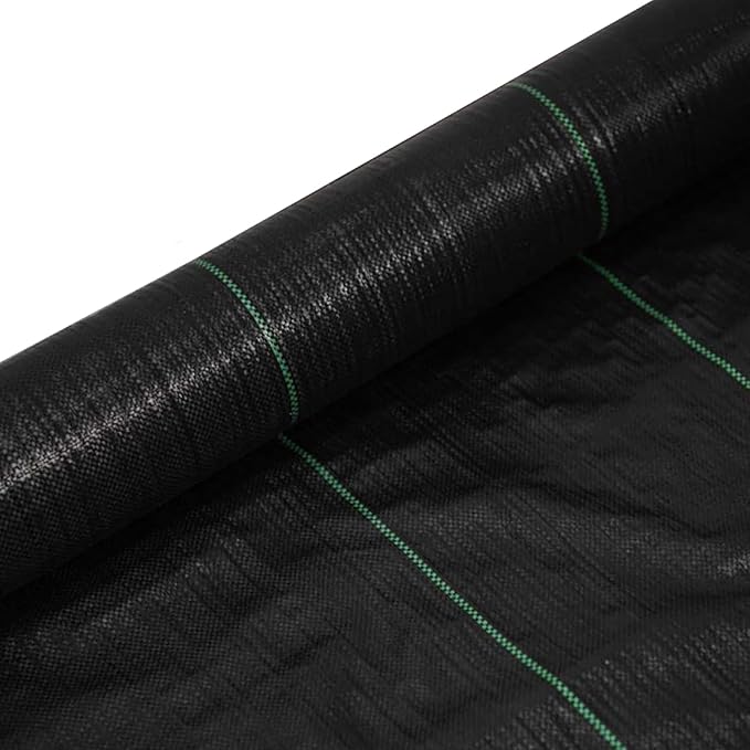 Weed Barrier Fabric 2.4OZ 6x300FT Weed Barrier Landscape Fabric Garden Fabric Weed Barrier for Flower BedDrivewayGarden and GreenhouseBlack6x300FT2.4OZ